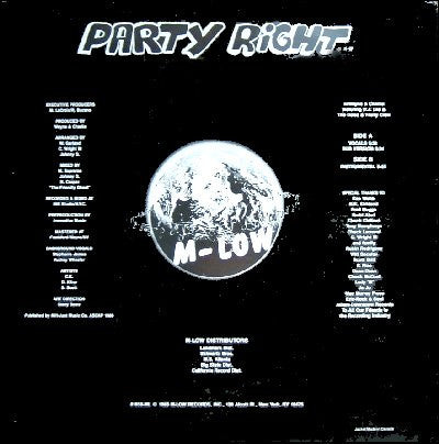 Wayne & Charlie (The Rapping Dummy) : Party Right (12", Single)