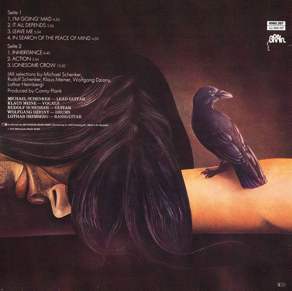 Scorpions : Lonesome Crow (LP, Album, RE)